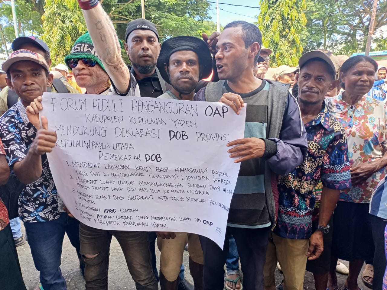 Psp Dan Fpp Oap Dukung Pemekaran Dob Provinsi Kepulauan Papua Utara